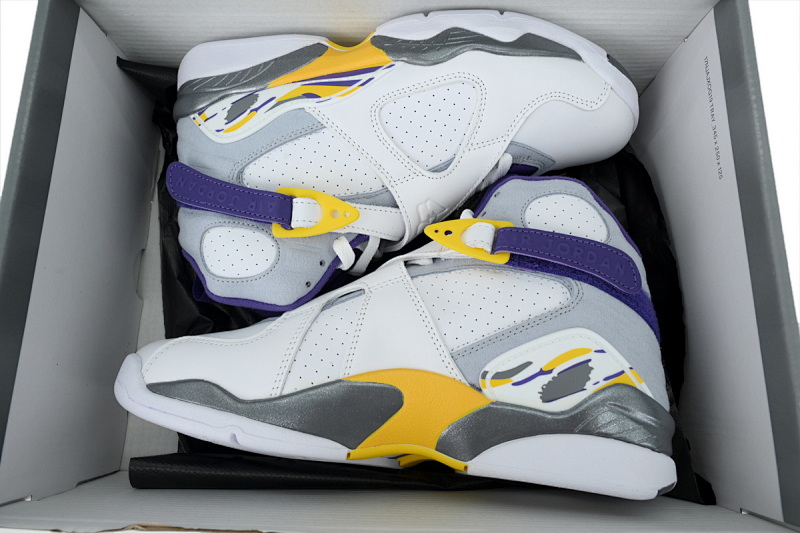 【DA0XP】湖人 耐克 XP版本AJ8系列男士运动鞋 305381-107 Air Jordan 8 Retro 'Kobe Bryant' PE