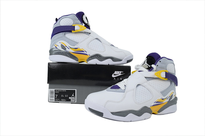 【DA0XP】湖人 耐克 XP版本AJ8系列男士运动鞋 305381-107 Air Jordan 8 Retro 'Kobe Bryant' PE