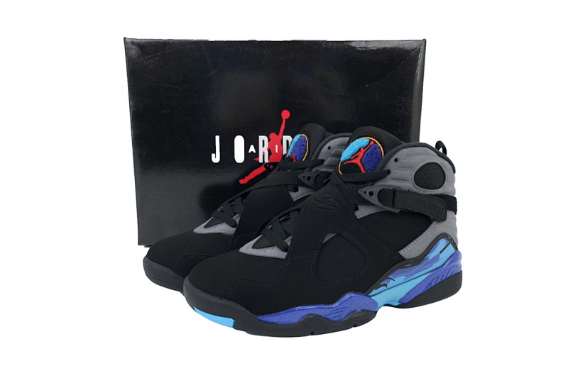 【DN7DJ】黑紫  耐克 AJ8系列男士运动鞋 305381-006  Air Jordan 8 Retro 'Aqua' 2025