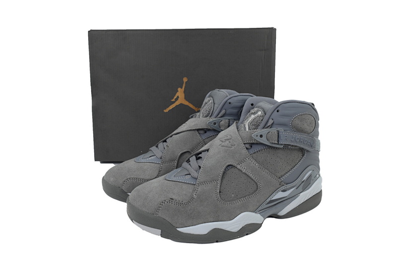【DN7DJ】酷灰 耐克 AJ8系列男士运动鞋  305381-014 Air Jordan 8 Retro 'Cool Grey'