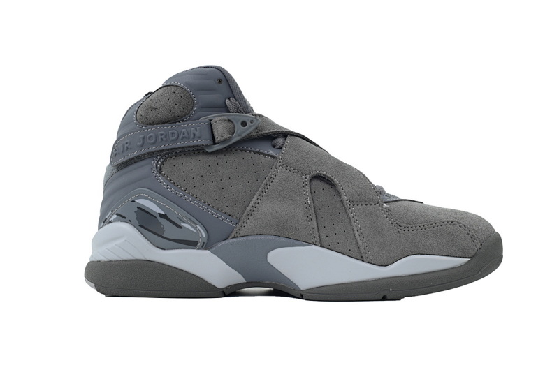 【DN7DJ】酷灰 耐克 AJ8系列男士运动鞋  305381-014 Air Jordan 8 Retro 'Cool Grey'