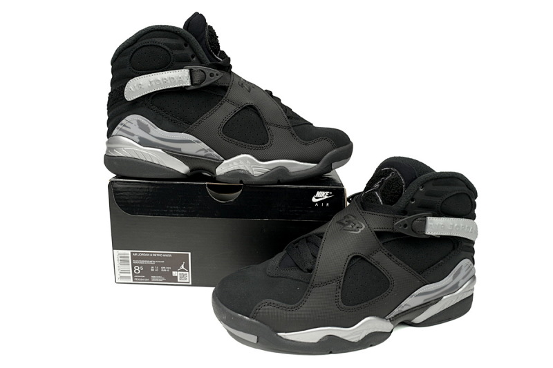 yupoo_347409_b2f8f004.jpg 【DN7DJ】黑灰 耐克 AJ8系列男士运动鞋 FD1334-001 Air Jordan x OVO Nike AJ VIII 8 Black Ash
