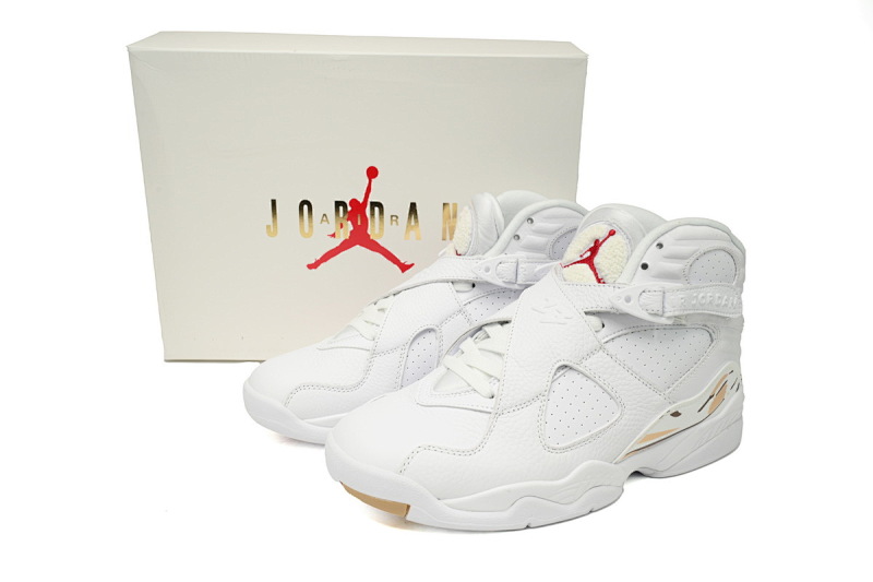 【DN7DJ】白金/135 耐克 AJ8系列男士运动鞋 AA1239-135 Air Jordan x OVO Nike AJ VIII 8 Retro 'OVO'