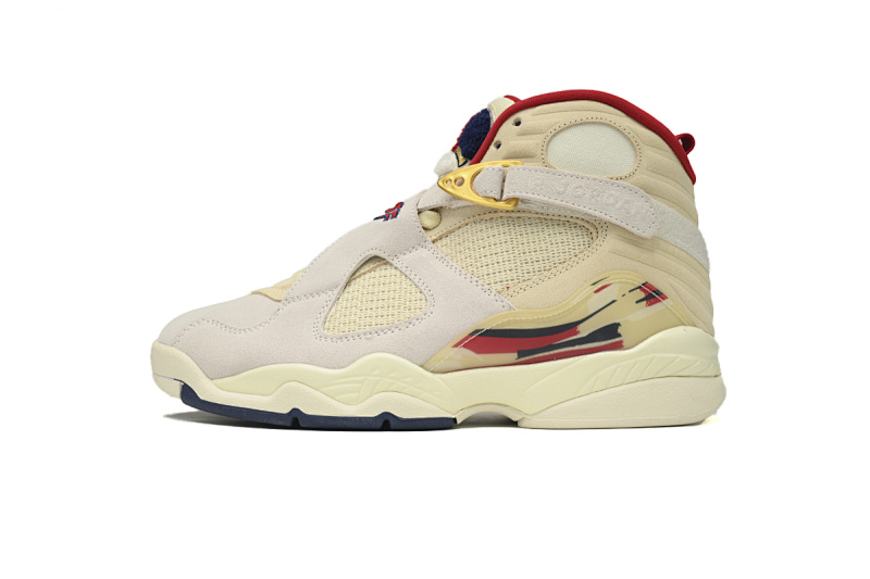 【DN7DJ】白金红 耐克 AJ8系列男士运动鞋 FJ2850-107 SoleFly x Air Jordan 8 “Mi Caca Es Su Casa”