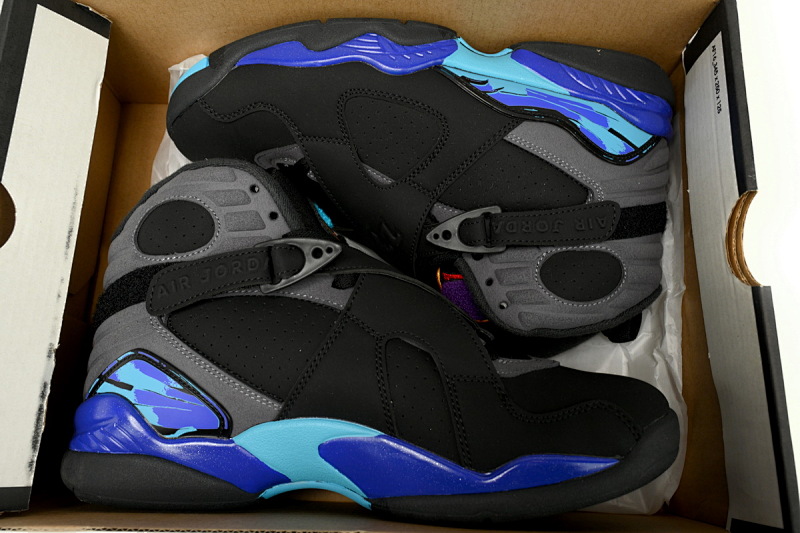 yupoo_347517_5b1a4fa4.jpg 【DN7DJ】黑紫 耐克 AJ8系列男士运动鞋 305381-025 Air Jordan 8 Retro 'Aqua' 2015