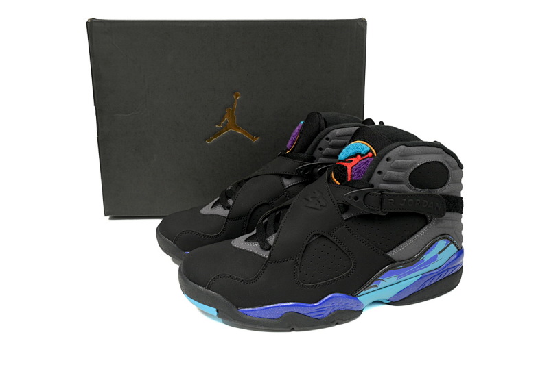 yupoo_347517_9016a50f.jpg 【DN7DJ】黑紫 耐克 AJ8系列男士运动鞋 305381-025 Air Jordan 8 Retro 'Aqua' 2015