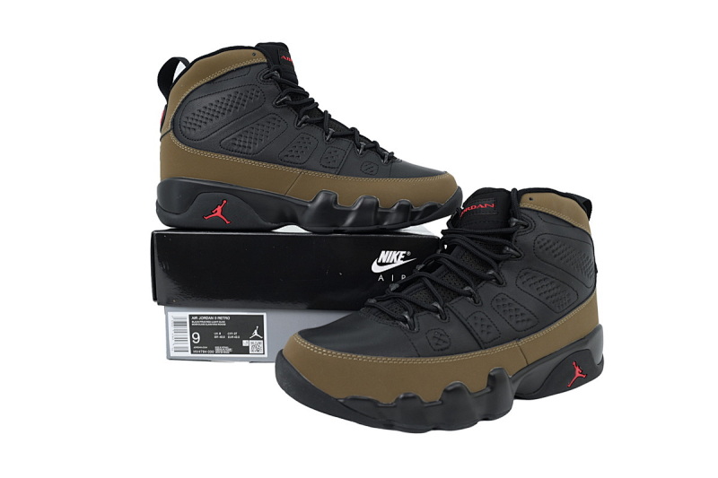 【DA7XP】黑棕红 XP版乔丹9代篮球鞋  HV4794-030 Air Jordan 9 Retro 'Olive' 2024