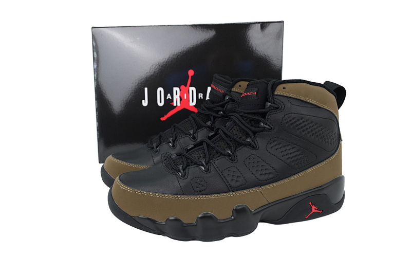 【DA7XP】黑棕红 XP版乔丹9代篮球鞋  HV4794-030 Air Jordan 9 Retro 'Olive' 2024