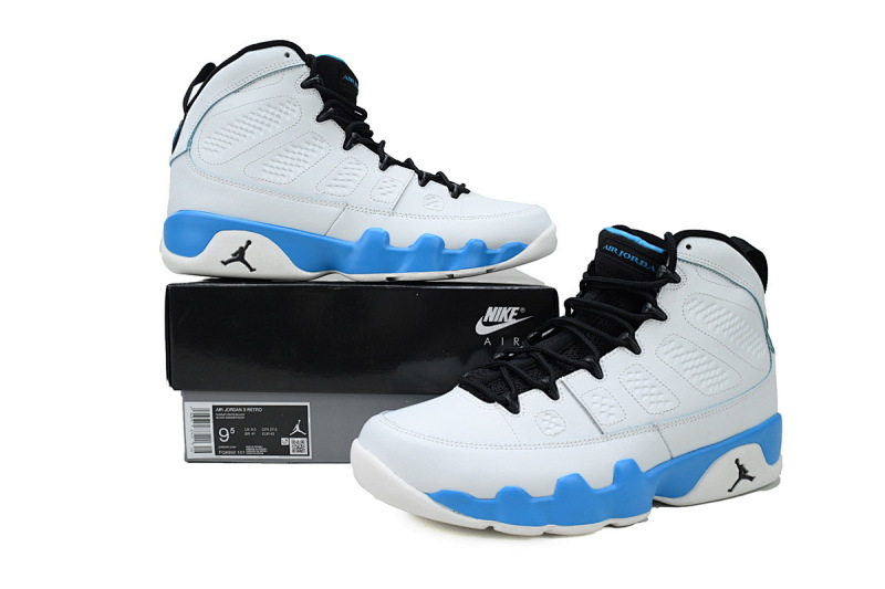 【DA7XP】北卡蓝 XP版乔丹9代篮球鞋 FQ8992-101 Air Jordan 9 OG "Powder Blue"