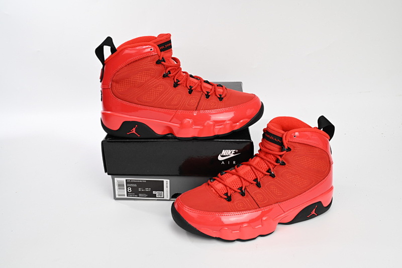【DA7XP】黑红漆皮  XP版乔丹9代篮球鞋 CT8019-060 Air Jordan 9 “Chile Red”