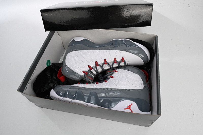 【DA7XP】酷灰漆皮  XP版乔丹9代篮球鞋 CT8019-162 Air Jordan 9 “Fire Red”
