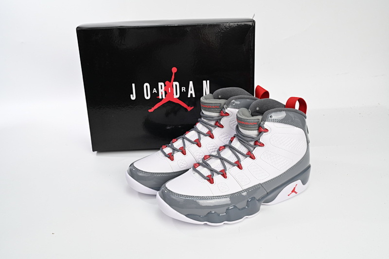 【DA7XP】酷灰漆皮  XP版乔丹9代篮球鞋 CT8019-162 Air Jordan 9 “Fire Red”