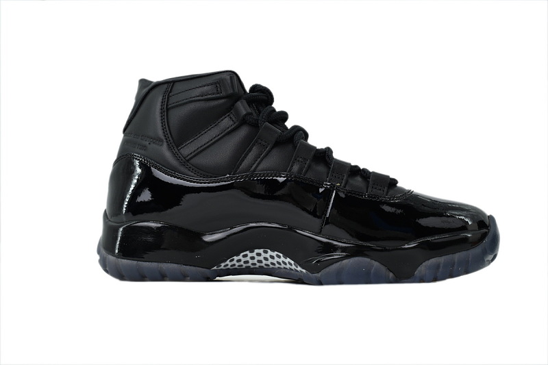 【CH3XH】CDG联名黑 纯原级乔丹11代篮球运动鞋 IV7639-001 Comme des GarçOns x Air Jordan 11 Retro 'Black'