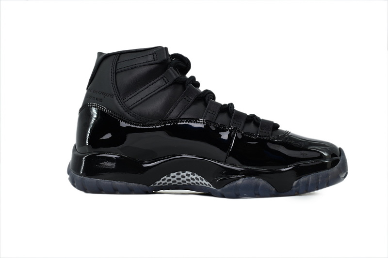 【CH7XH】CDG联名黑 乔丹11代篮球运动鞋 IV7639-001 Comme des GarçOns x Air Jordan 11 Retro 'Black'