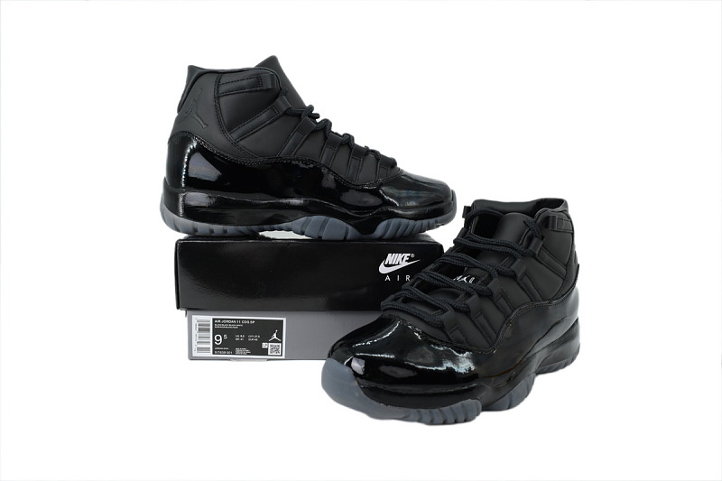 【DH0XP】全黑联名 XP版乔丹11代篮球运动鞋 IV7639-001 Comme des GarçOns x Air Jordan 11 Retro 'Black'