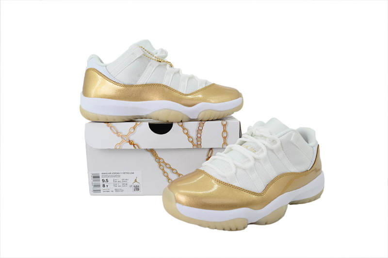 【BH3XH】白金母亲节 真碳头层乔丹11代篮球运动鞋 AH7860-102 Air Jordan 11 Low 'Mother's Day'