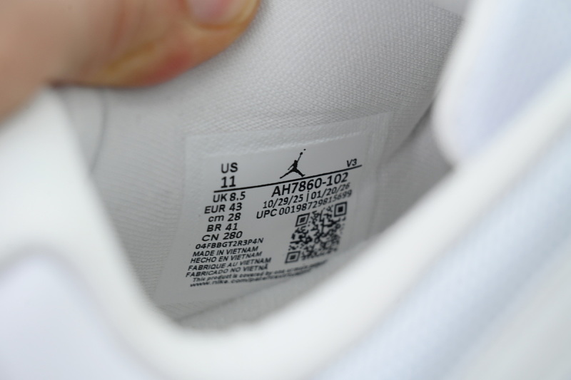 【DH0XP】白金 XP版乔丹11代高帮篮球鞋 AH7860-102 Wmns Air Jordan 11 Low 'Mother's Day'