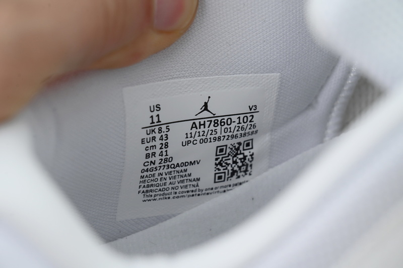 【CH0XH】白金 纯原级乔丹11代篮球运动 AH7860-102 Wmns Air Jordan 11 Low 'Mother's Day'