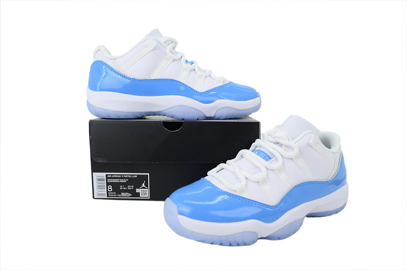【CH0XH】复刻低北卡蓝 纯原级乔丹11代篮球运动 FV5104-100 Air Jordan 11 Retro Low 'UNC' 2026