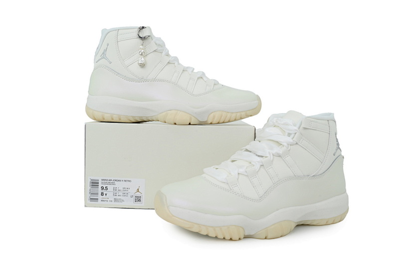 yupoo_348631_6b877cb6.jpg 【BH3XH】珍珠白 真碳头层乔丹11代篮球运动鞋 AR0715-110 Wmns Air Jordan 11 Retro 'Pearl / Grand Finale'