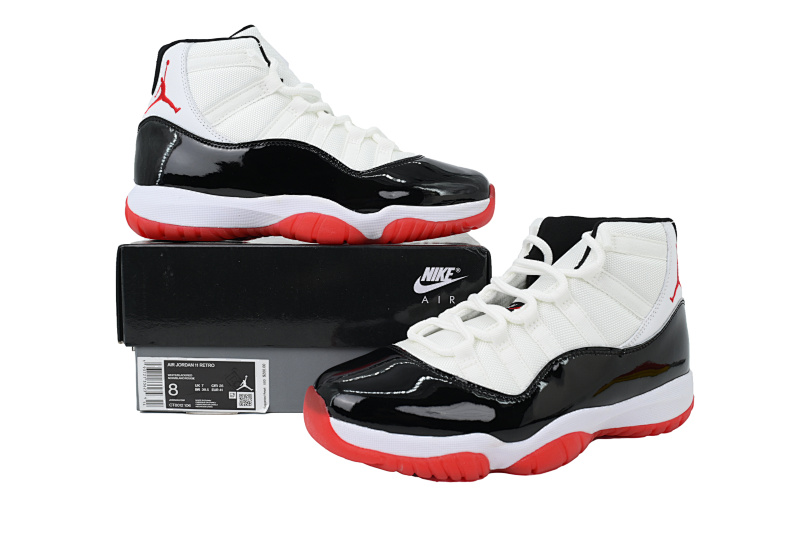 【CH1DJ】白黑红 乔丹11代篮球鞋运动鞋 CT8012-106 Air Jordan 11 Retrowhite Black Red