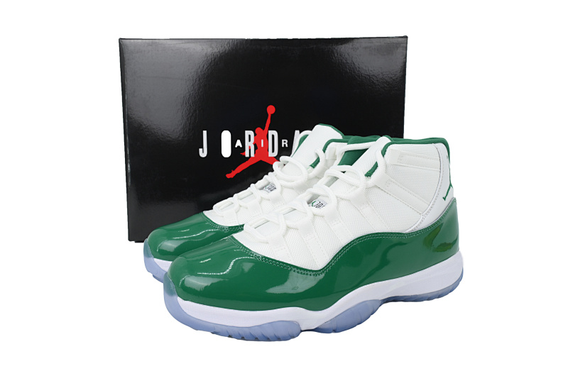 【CH1DJ】23白绿 乔丹11代篮球鞋运动鞋 CT8012-113 Air Jordan 11 Retro White Green