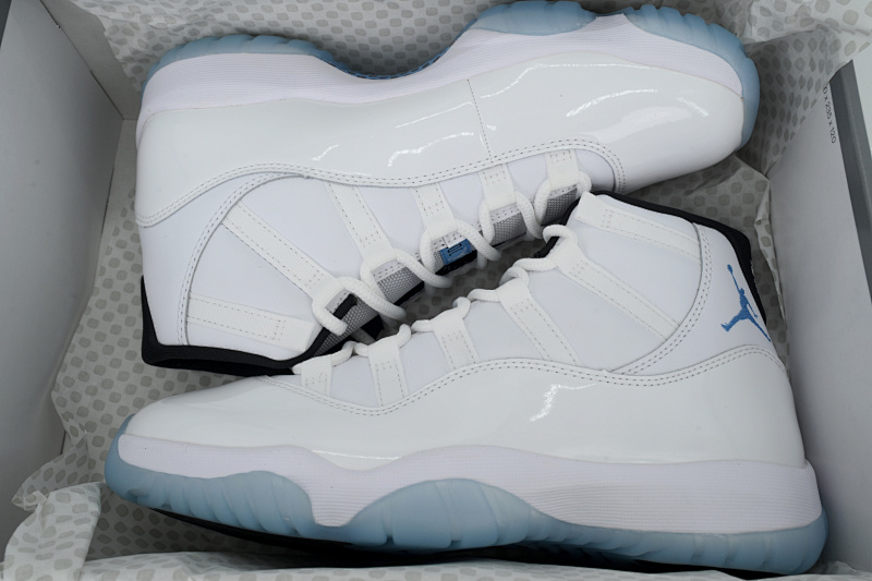 【DA3LR】奇蓝高 LJR版本乔丹11代 CT8012-104 Air Jordan 11 Retro 'Columbia / Legend Blue'