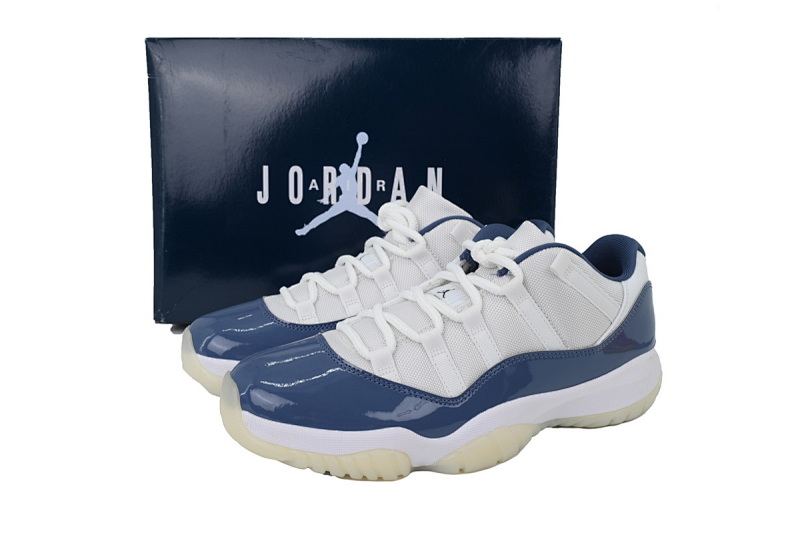 【DA3LR】低帮海军蓝 LJR版本乔丹11代 FV5104-104 Air Jordan 11 Low "Midnight Navy"