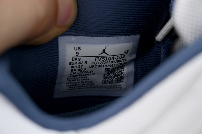 【DA3LR】低帮海军蓝 LJR版本乔丹11代 FV5104-104 Air Jordan 11 Low "Midnight Navy"