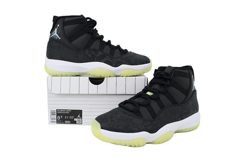 【CH0XH】荧光黑绿 纯原级乔丹11代篮球鞋 IB1378-001  Air Jordan 11 Retro GS 'Inner Beast'