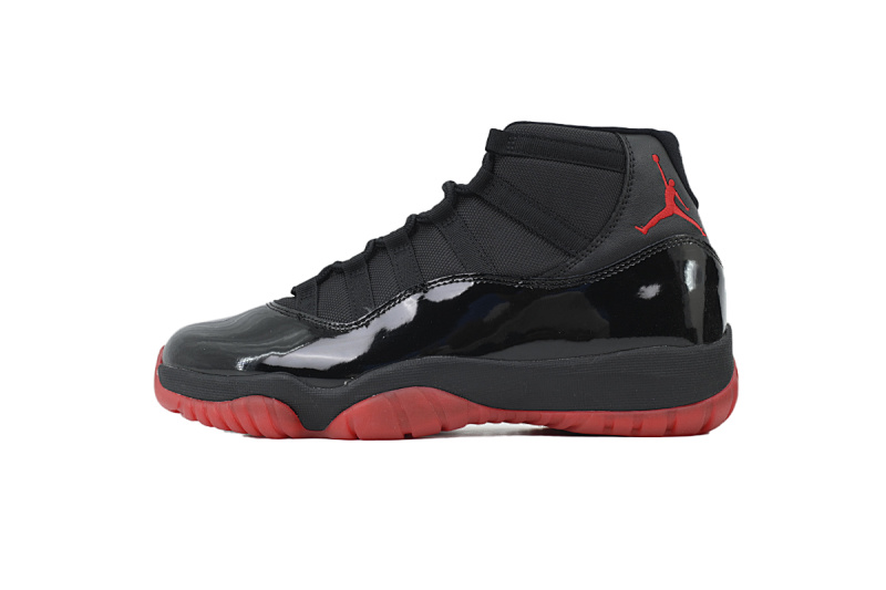 【CH1DJ】新黑红 乔丹11代篮球鞋运动鞋 378037-326  Air Jordan 11 Retro New Black Red