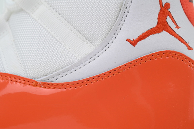 【CH1DJ】白桔 乔丹11代篮球鞋运动鞋 CT8012-002 Air Jordan 11 Retro White Orange