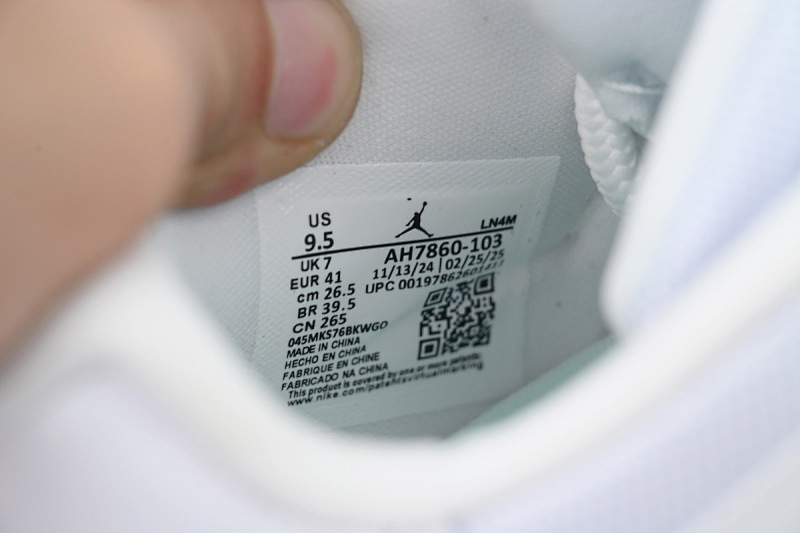 【CH0XH】低帮薄荷绿  纯原级乔丹11代篮球运动鞋  AH7860-103 Air Jordan 11 Retro Low 'Igloo'