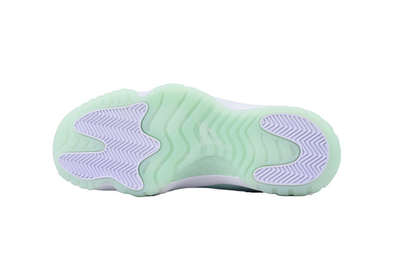 【BH3XH】低帮薄荷绿 真碳头层乔丹11代篮球运动鞋 AH7860-103  Air Jordan 11 Retro Low 'Igloo'