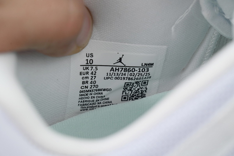 【BH3XH】低帮薄荷绿 真碳头层乔丹11代篮球运动鞋 AH7860-103  Air Jordan 11 Retro Low 'Igloo'