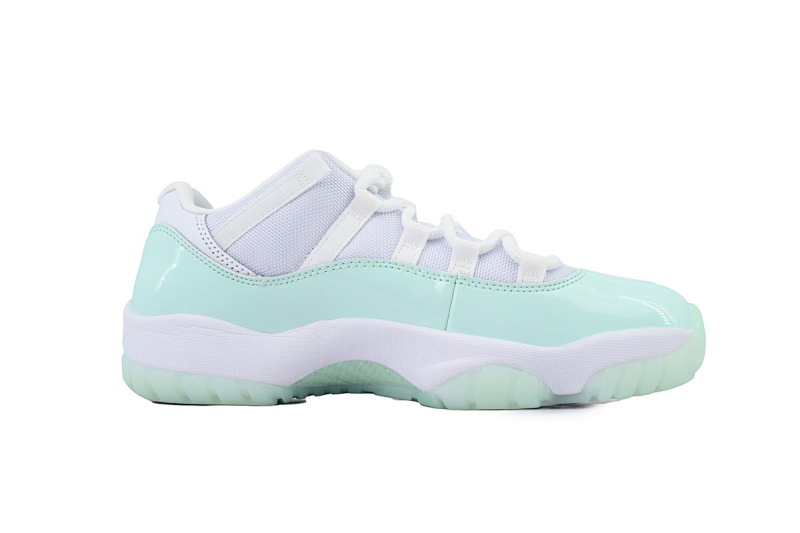 【BH3XH】低帮薄荷绿 真碳头层乔丹11代篮球运动鞋 AH7860-103  Air Jordan 11 Retro Low 'Igloo'