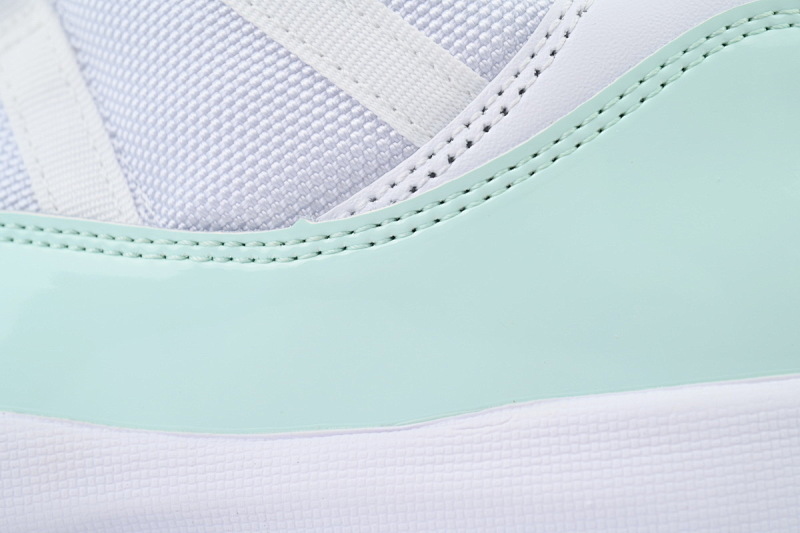 【BH3XH】低帮薄荷绿 真碳头层乔丹11代篮球运动鞋 AH7860-103  Air Jordan 11 Retro Low 'Igloo'