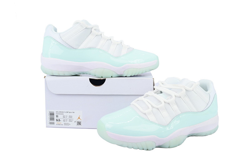 【DH0XP】低帮薄荷绿 XP版乔丹11代篮球运动鞋 AH7860-103  Air Jordan 11 Retro Low 'Igloo'