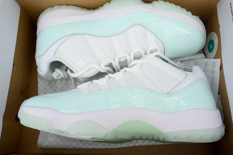 【DH0XP】低帮薄荷绿 XP版乔丹11代篮球运动鞋 AH7860-103  Air Jordan 11 Retro Low 'Igloo'