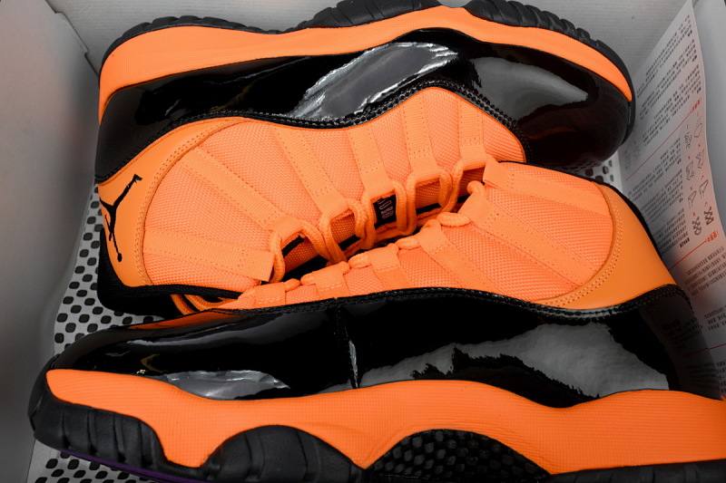 【CH1DJ】黑橙 乔丹11代篮球鞋运动鞋 CT8012-800 Air Jordan 11 Retro "Black Orange”
