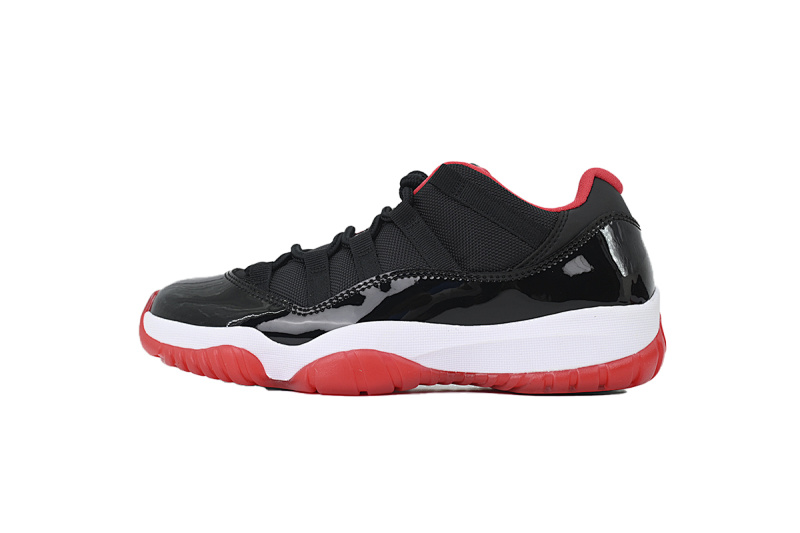 【BH3XH】低帮黑红 真碳头层乔丹11代篮球运动鞋 528895-012 Air Jordan 11 Retro Low Bred