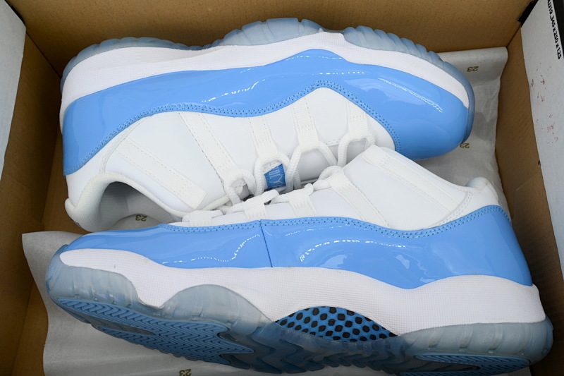 【BH3XH】低帮北卡蓝 真碳头层乔丹11代篮球运动鞋 528895-106 Air Jordan 11 Retro Low University Blue