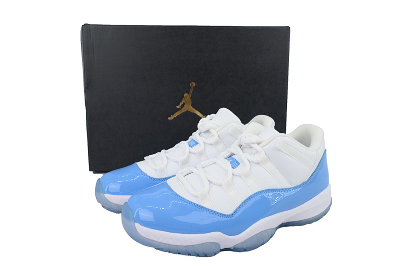 【BH3XH】低帮北卡蓝 真碳头层乔丹11代篮球运动鞋 528895-106 Air Jordan 11 Retro Low University Blue