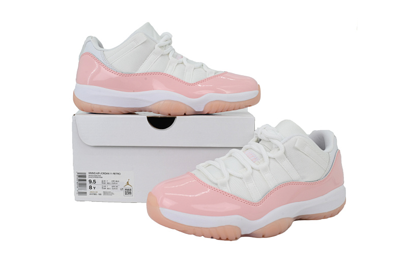 【BH3XH】低帮珊瑚粉 真碳头层乔丹11代篮球运动鞋 AH7860-160 Air Jordan 11 Low WMNS “Legend Pink”