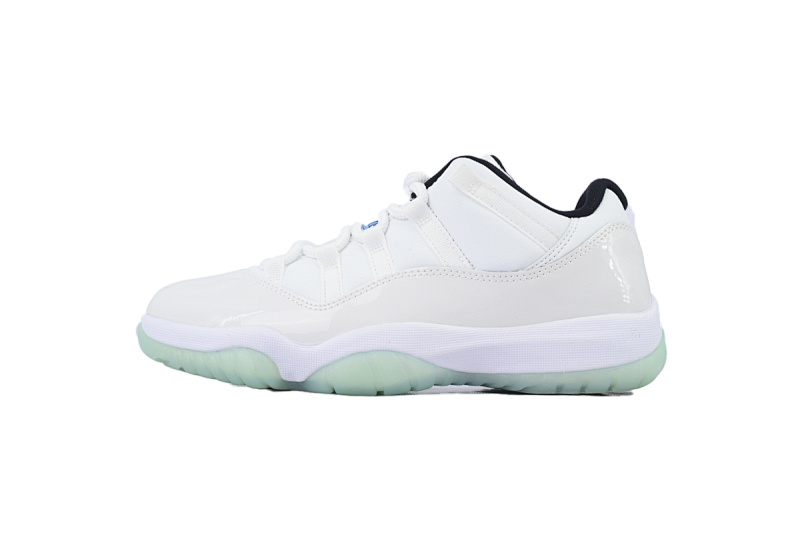 【BH3XH】低帮白玉 真碳头层乔丹11代篮球运动鞋 AV2187-117 Air Jordan 11 Retro Low Legend Blue