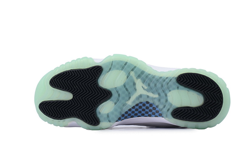 【BH3XH】低帮白玉 真碳头层乔丹11代篮球运动鞋 AV2187-117 Air Jordan 11 Retro Low Legend Blue