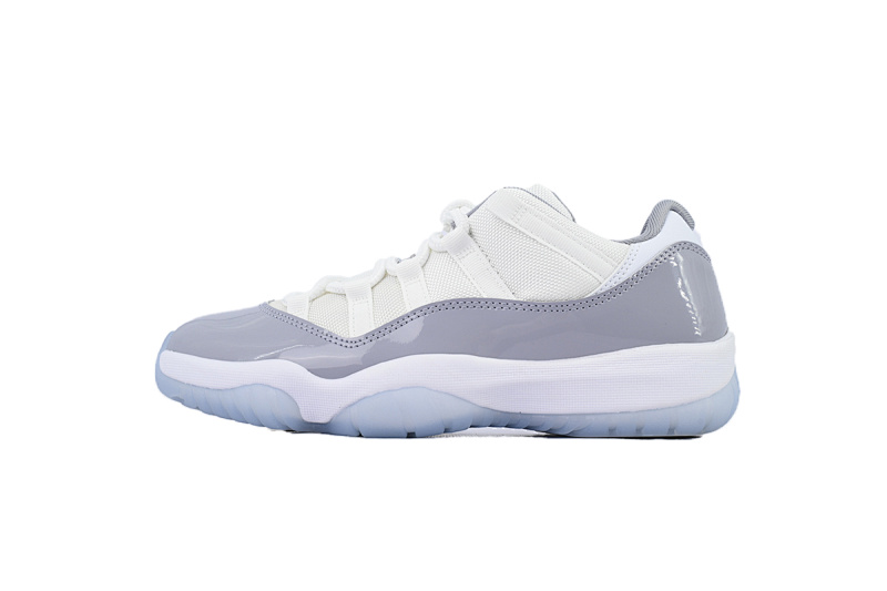 【BH3XH】低帮水泥灰 真碳头层乔丹11代篮球运动鞋 AV2187-140 Air Jordan 11 Low “Cement Grey”