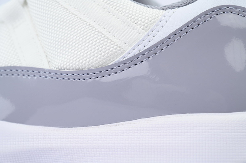 【BH3XH】低帮水泥灰 真碳头层乔丹11代篮球运动鞋 AV2187-140 Air Jordan 11 Low “Cement Grey”