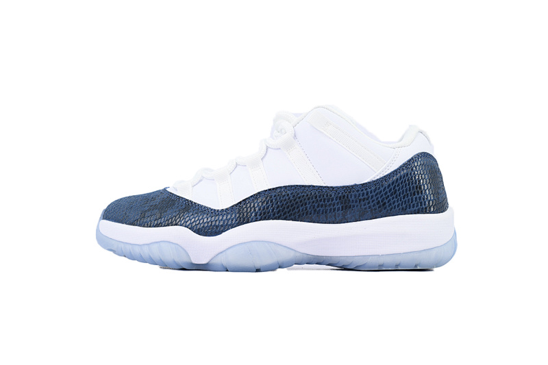 【BH3XH】低帮蓝蛇 真碳头层乔丹11代篮球运动鞋 CD6846-102 Air Jordan 11 Retro Low Navy Snakeskin
