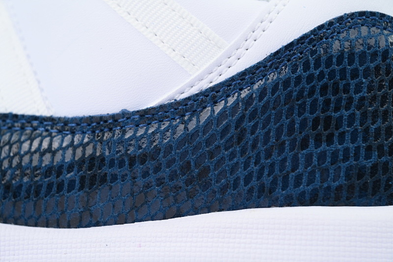 【BH3XH】低帮蓝蛇 真碳头层乔丹11代篮球运动鞋 CD6846-102 Air Jordan 11 Retro Low Navy Snakeskin